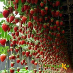 Клубника ампельная Анастасия купить по цене от 370р. в интернет-магазине «Посадика» с доставкой почтой в в Серове и по всей России – [изображение №1].